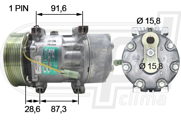 Compresor, climatizare APCORE0071 RPL QUALITY