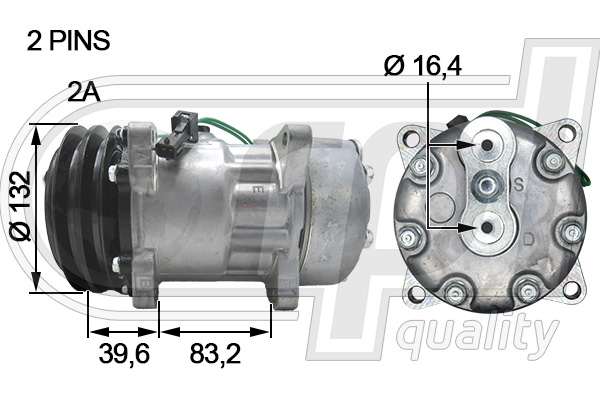 Compresor, climatizare APCORE5055 RPL QUALITY