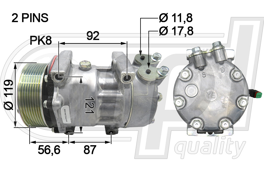 Compresor, climatizare APCOSC5002 RPL QUALITY