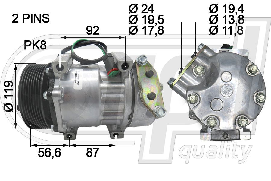 Compresor, climatizare APCOSC5003 RPL QUALITY