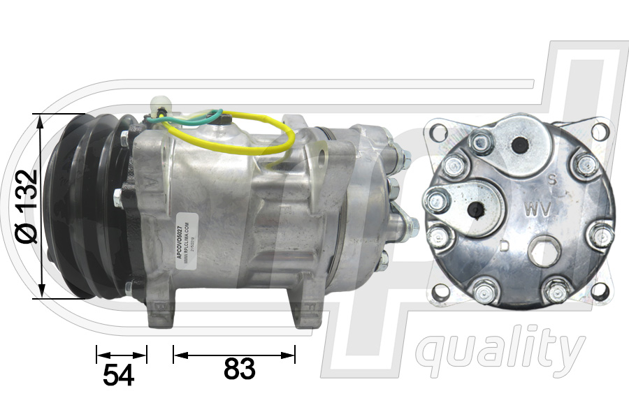 Compresor, climatizare APCOVO5027 RPL QUALITY