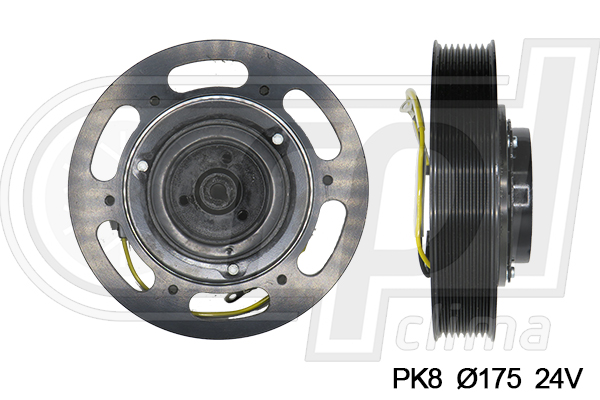 Bobina, ambreiaj magnetic compresor APEMVO0004 RPL QUALITY