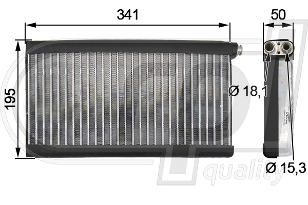 Evaporator,aer conditionat APEVSC5002 RPL QUALITY