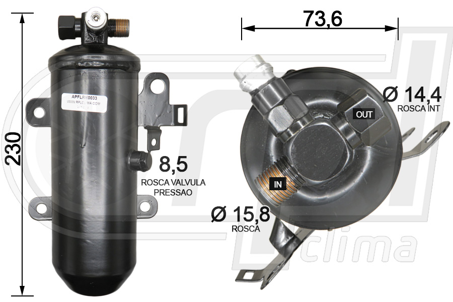 Uscator,aer conditionat APFLRE0033 RPL QUALITY