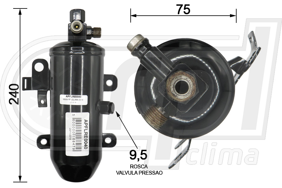 Uscator,aer conditionat APFLRE0040 RPL QUALITY