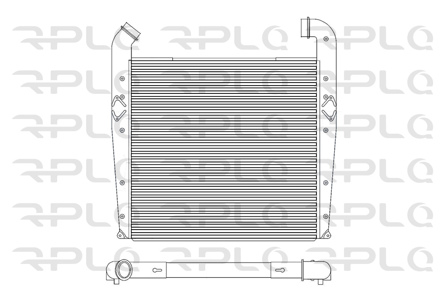 Intercooler, compresor APITSC5001 RPL QUALITY