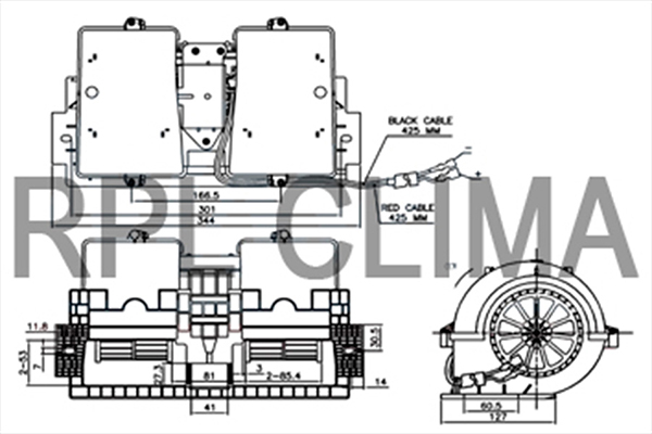 Electromotor, ventilatie interioara APVTDF5002 RPL QUALITY