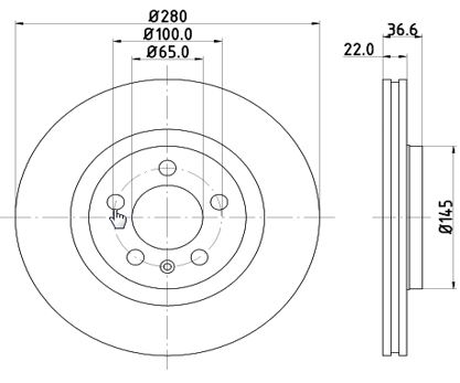 Disc frana 12108506 MTR