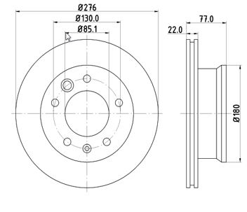 Disc frana 12108511 MTR