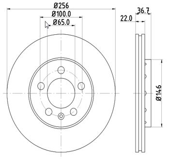 Disc frana 12108512 MTR