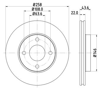 Disc frana 12108514 MTR