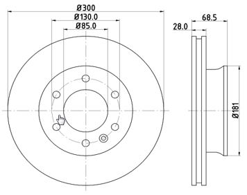 Disc frana 12108517 MTR