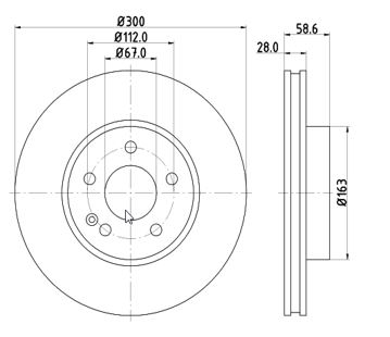 Disc frana 12108522 MTR