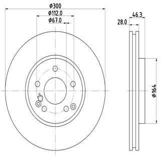 Disc frana 12108524 MTR