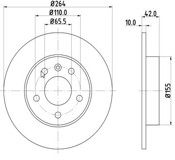 Disc frana 12108528 MTR