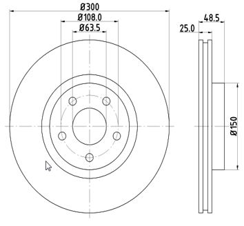 Disc frana 12108532 MTR