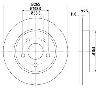 Disc frana 12108534 MTR