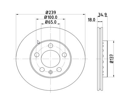 Disc frana 12108549 MTR