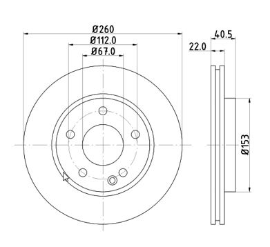 Disc frana 12108554 MTR