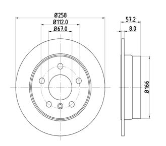 Disc frana 12108556 MTR