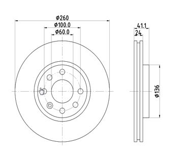 Disc frana 12108559 MTR