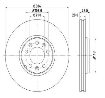 Disc frana 12108563 MTR