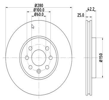 Disc frana 12108566 MTR