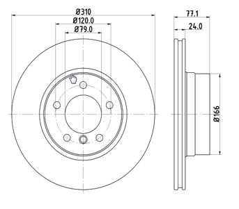 Disc frana 12108573 MTR