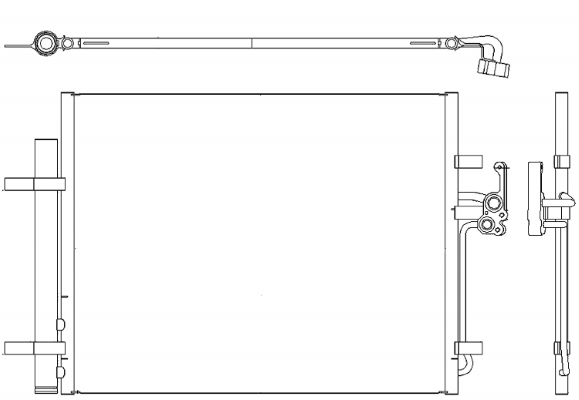 Condensator, climatizare 12133761 MTR