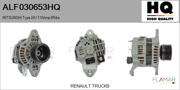 Generator / Alternator ALF030653HQ FLAMAR