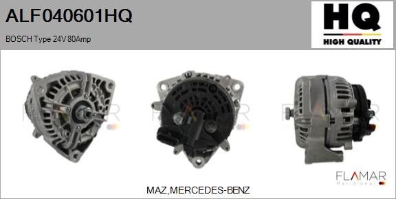 Generator / Alternator ALF040601HQ FLAMAR