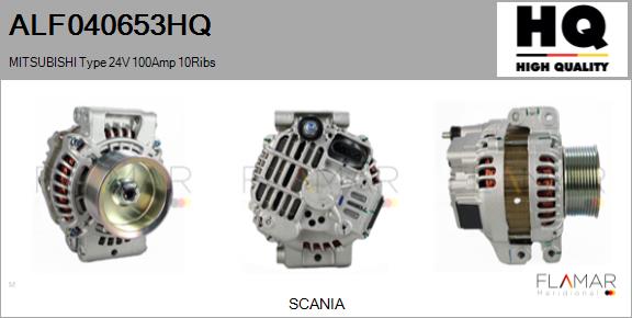 Generator / Alternator ALF040653HQ FLAMAR