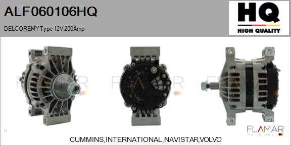 Generator / Alternator ALF060106HQ FLAMAR