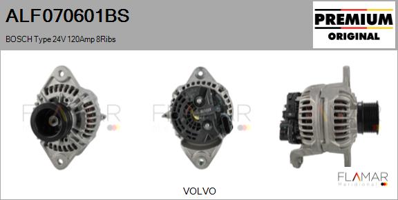 Generator / Alternator ALF070601BS FLAMAR