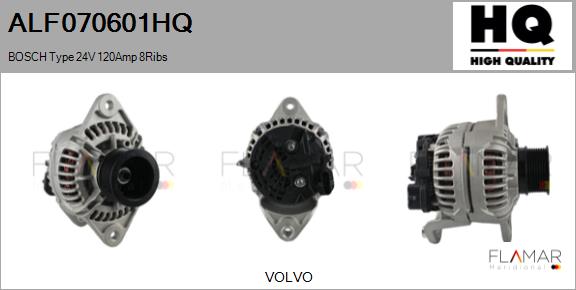 Generator / Alternator ALF070601HQ FLAMAR