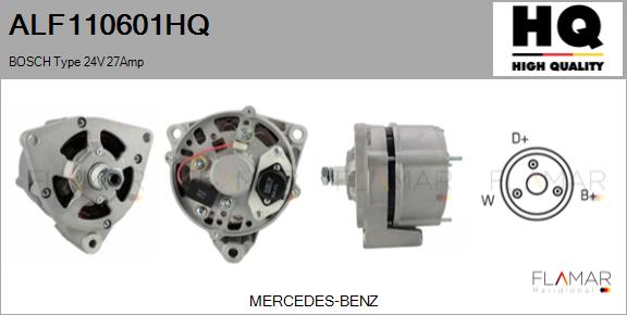 Generator / Alternator ALF110601HQ FLAMAR