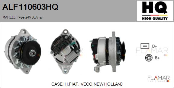 Generator / Alternator ALF110603HQ FLAMAR