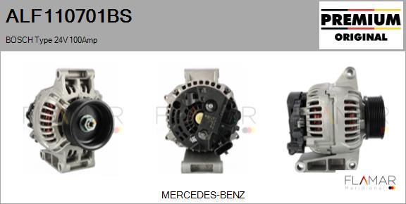Generator / Alternator ALF110701BS FLAMAR