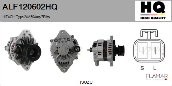 Generator / Alternator ALF120602HQ FLAMAR