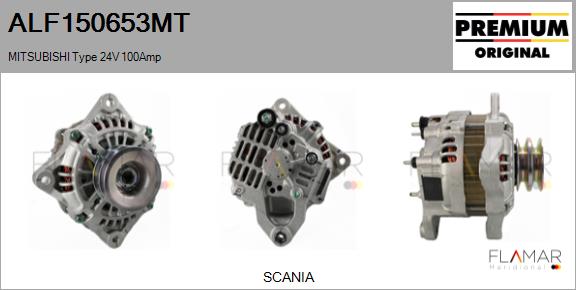 Generator / Alternator ALF150653MT FLAMAR
