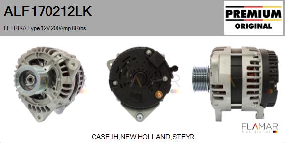Generator / Alternator ALF170212LK FLAMAR