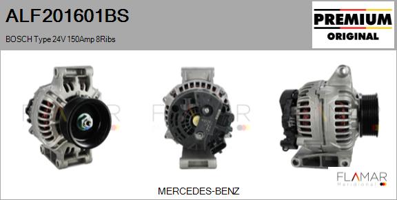 Generator / Alternator ALF201601BS FLAMAR