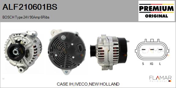 Generator / Alternator ALF210601BS FLAMAR