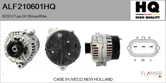 Generator / Alternator ALF210601HQ FLAMAR