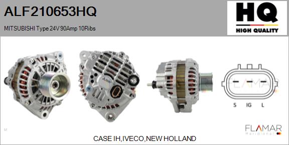 Generator / Alternator ALF210653HQ FLAMAR