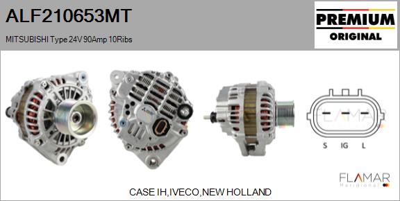 Generator / Alternator ALF210653MT FLAMAR