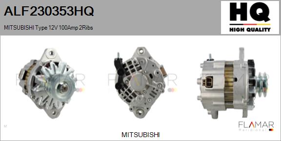 Generator / Alternator ALF230353HQ FLAMAR
