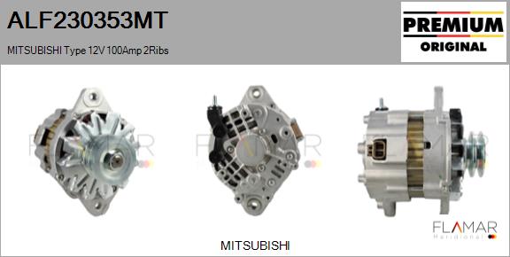 Generator / Alternator ALF230353MT FLAMAR