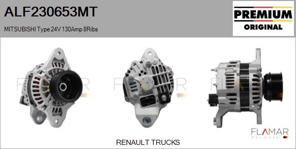Generator / Alternator ALF230653MT FLAMAR