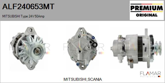 Generator / Alternator ALF240653MT FLAMAR